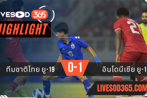 ไฮไลท์ฟุตบอลวันนี้ เยาวชนอาเซียน ทีมชาติไทย ยู-19 -vs- อินโดนีเซีย ยู-19 29/07/2567