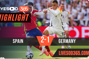 ไฮไลท์ฟุตบอลวันนี้ ยูโร 2024 สเปน -vs- เยอรมัน 06/07/2567