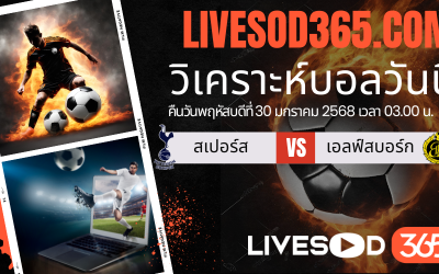 ทีเด็ดวิเคราะห์บอลประจำวันพฤหัสบดี ยูฟ่า แชมเปี้ยนส์ ลีก สเปอร์ส -vs- เอลฟ์สบอร์ก