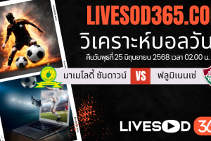 ทีเด็ดวิเคราะห์บอลประจำวันพุธ ชิงแชมป์สโมสรโลก มาเมโลดี้ ซันดาวน์ -vs- ฟลูมิเนนเซ่