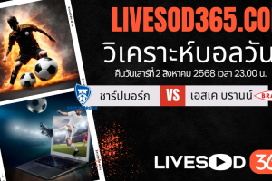 ทีเด็ดวิเคราะห์บอลประจำวันเสาร์ นอร์เวย์ ดิวิชั่น 1 ชาร์ปบอร์ก 08 -vs- เอสเค บรานน์